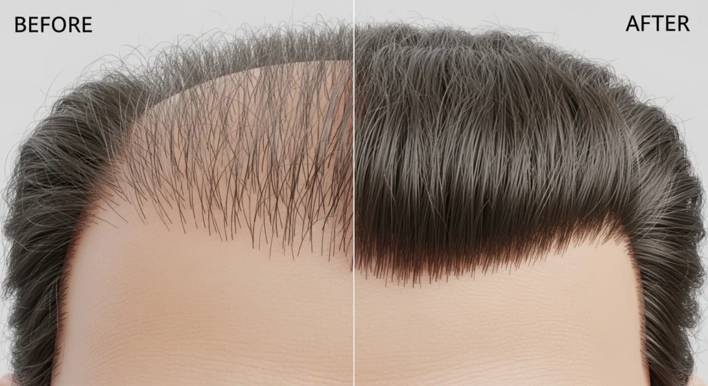 Derive Hair Restoration Before and After