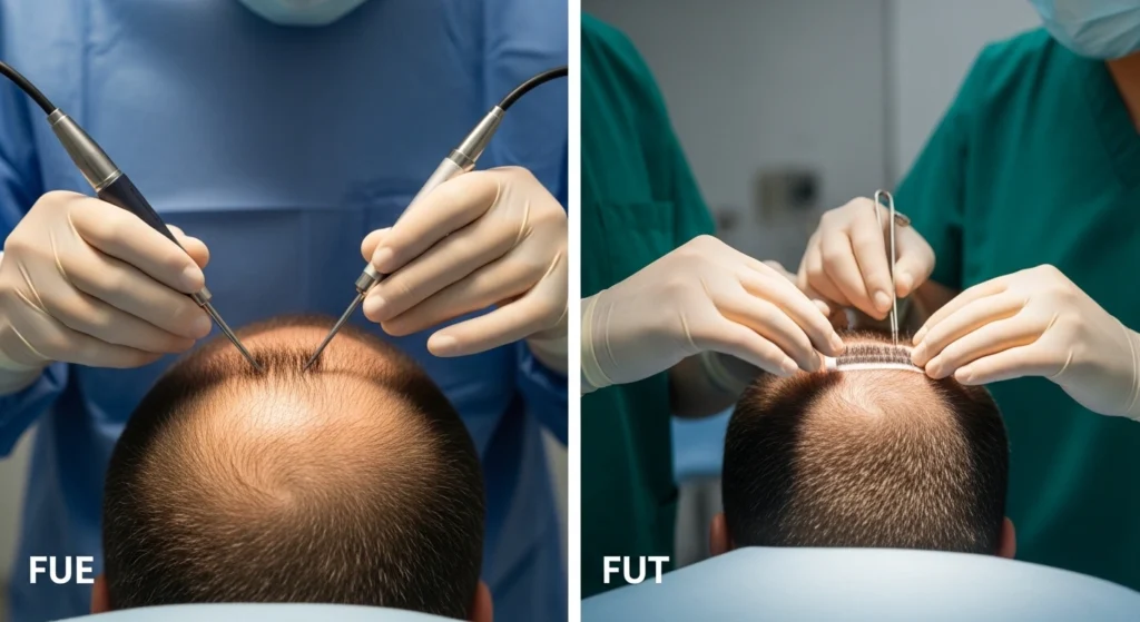 FUE vs FUT