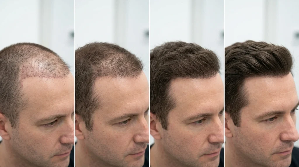 Hair Transplant Results Timeline 