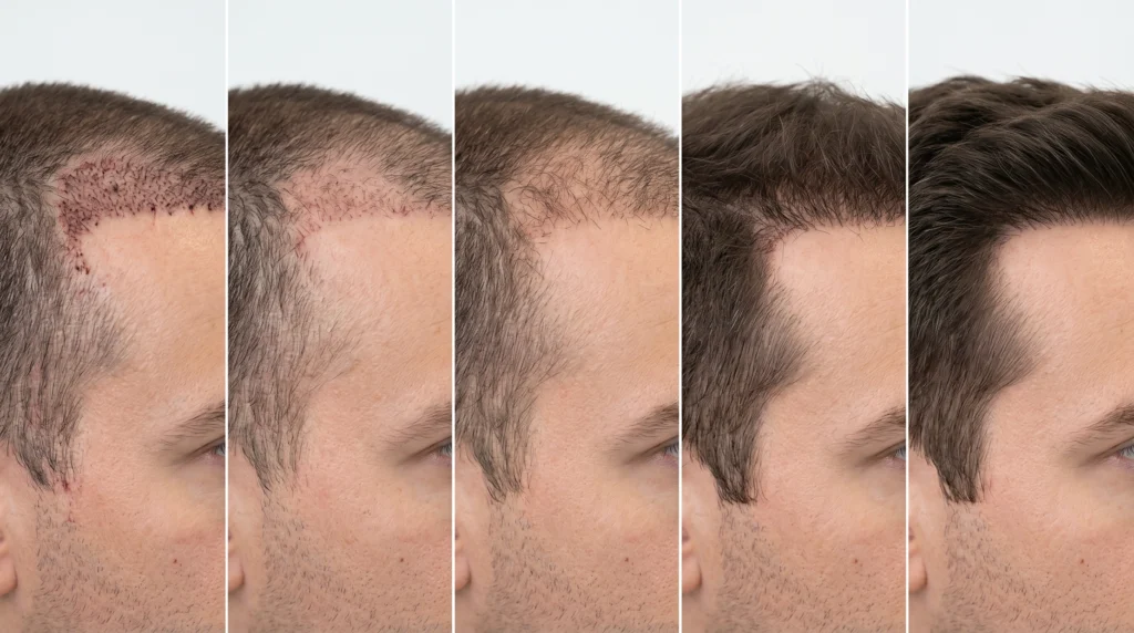 Hair Transplant Timeline Month by Month