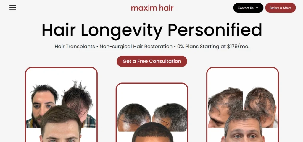 Maxim Hair Restoration & Transplants Dallas
