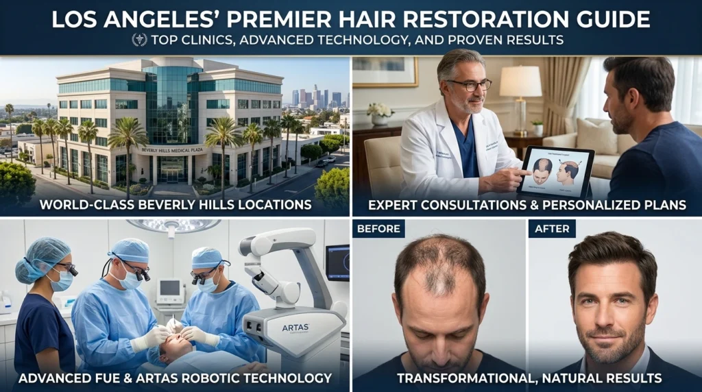 Top Hair Transplant Clinics in Los Angeles 2026