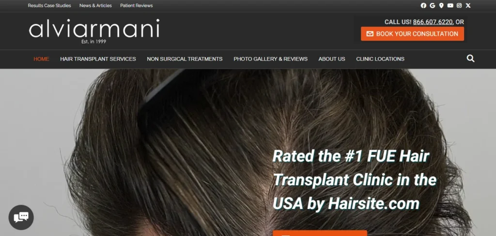 Alvi Armani Hair Transplant Dallas