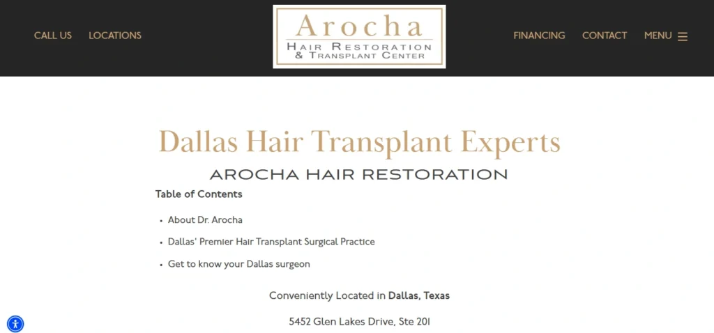 Arocha Hair Restoration