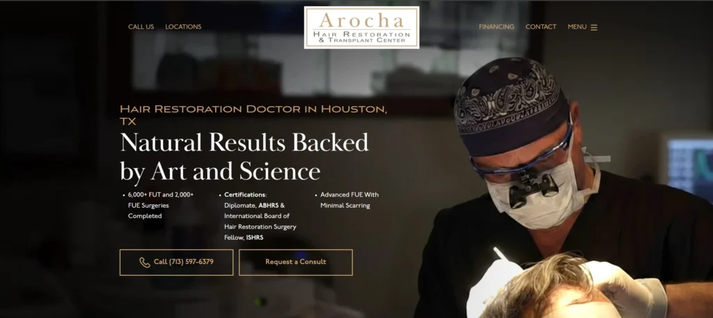 Arocha Hair Restoration Houston, TX