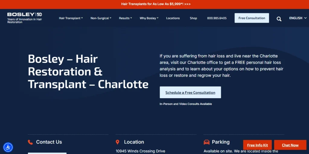 Bosley Hair Restoration & Transplant