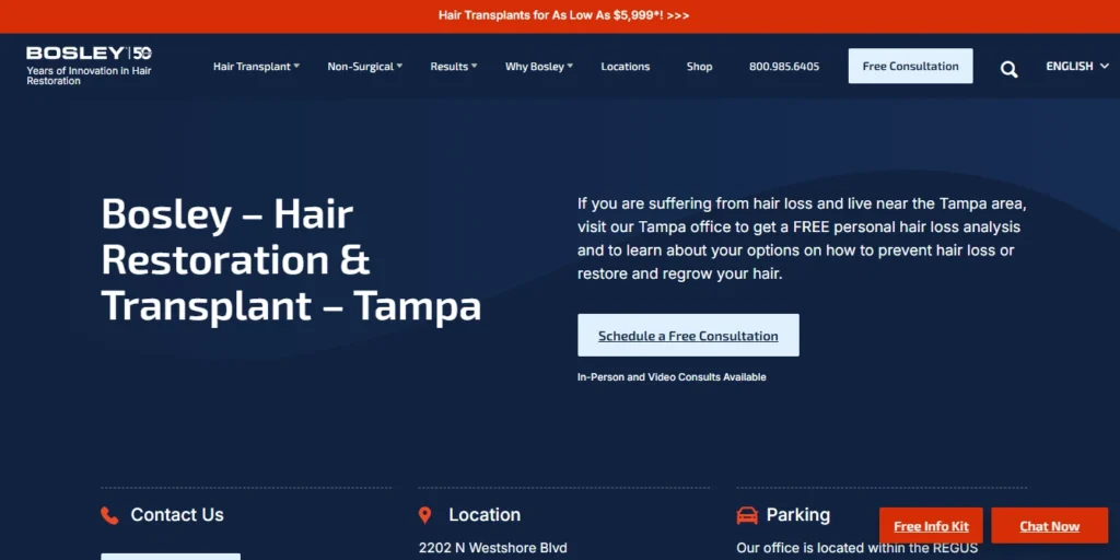 Bosley Hair Restoration & Transplant