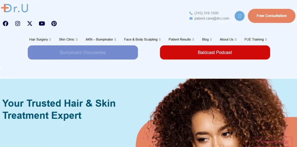 Dr. U Hair Clinic (Dr. Sanusi Umar) Los Angeles, CA