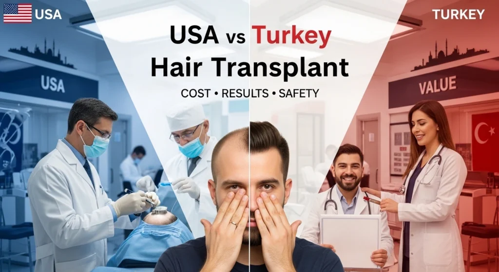 hair transplant in America vs turkey​