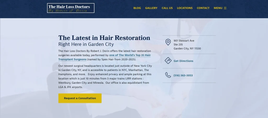 True and Dorin Medical Group / The Hair Loss Doctor Garden City, NY