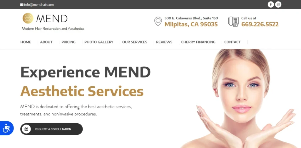MEND Modern Hair Restoration San Jose