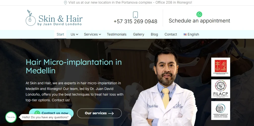 Skin & Hair Dr. Juan David Londoño (Bogotá)