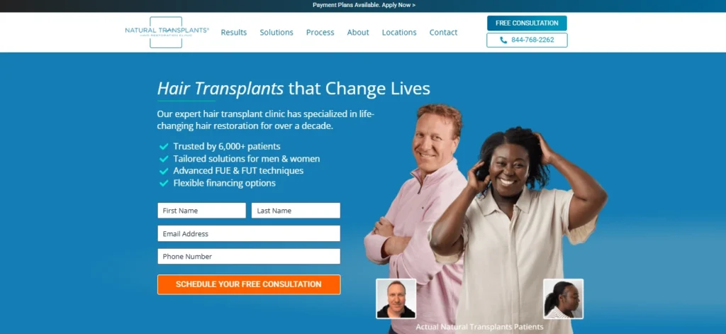 Natural Transplants, Hair Restoration Clinic