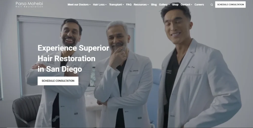 Parsa Mohebi Hair Restoration