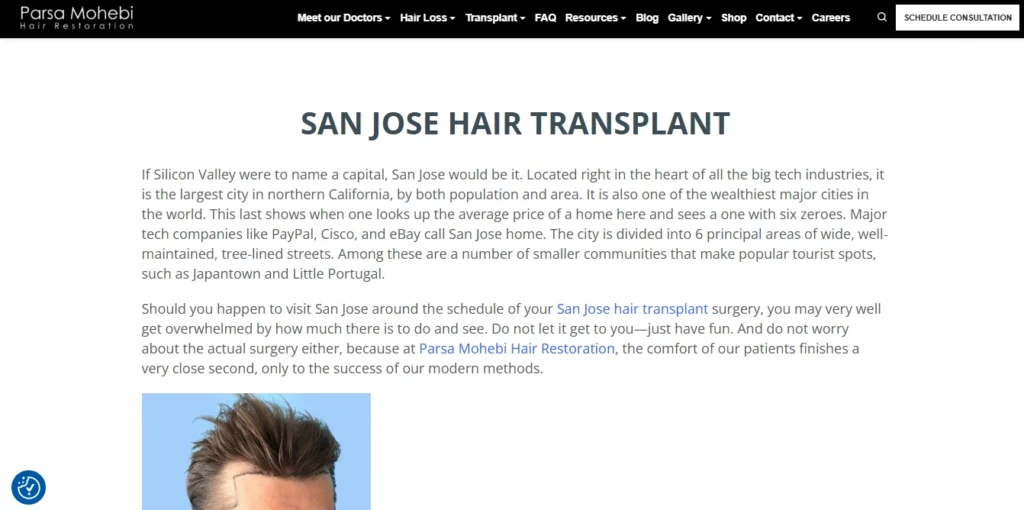 Parsa Mohebi Hair Restoration