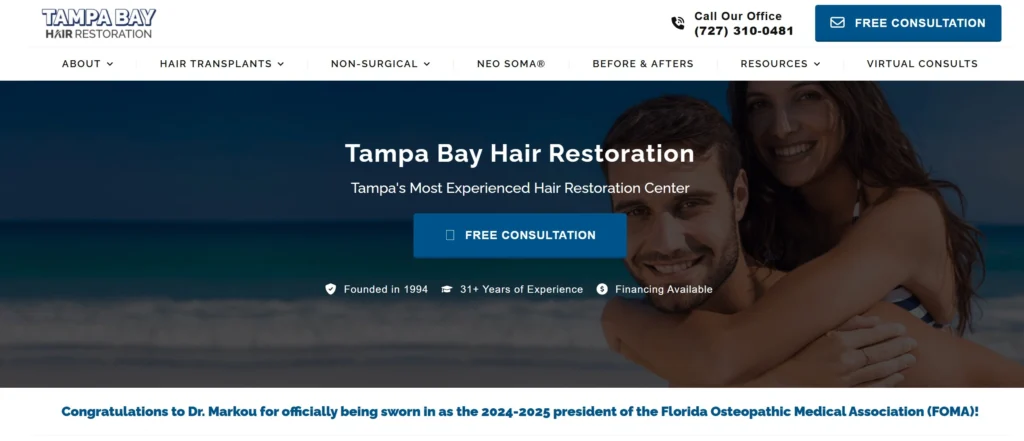 Tampa Bay Hair Restoration Tampa, FL