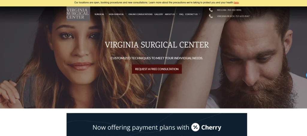 Virginia Surgical Center for Hair Restoration Virginia Beach, VA