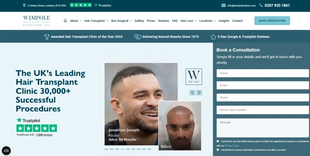 Wimpole Clinic London, United Kingdom