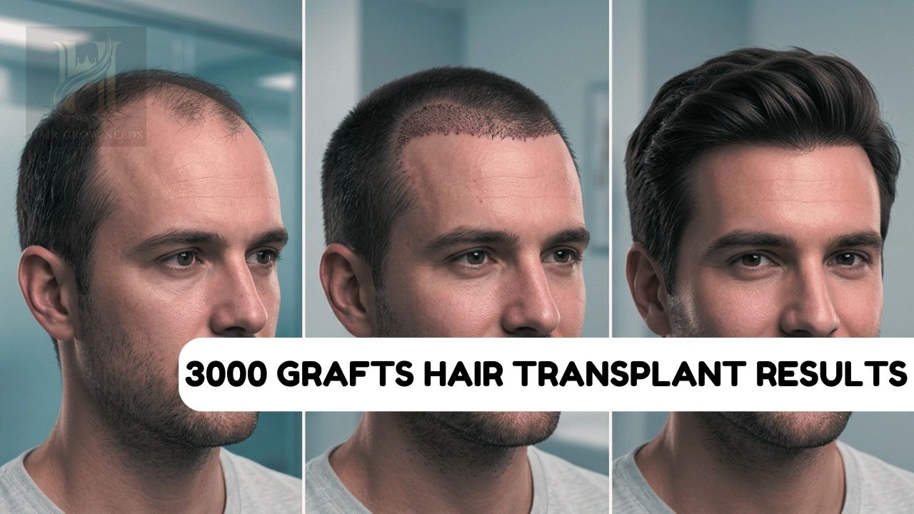 3000 grafts hair transplant results