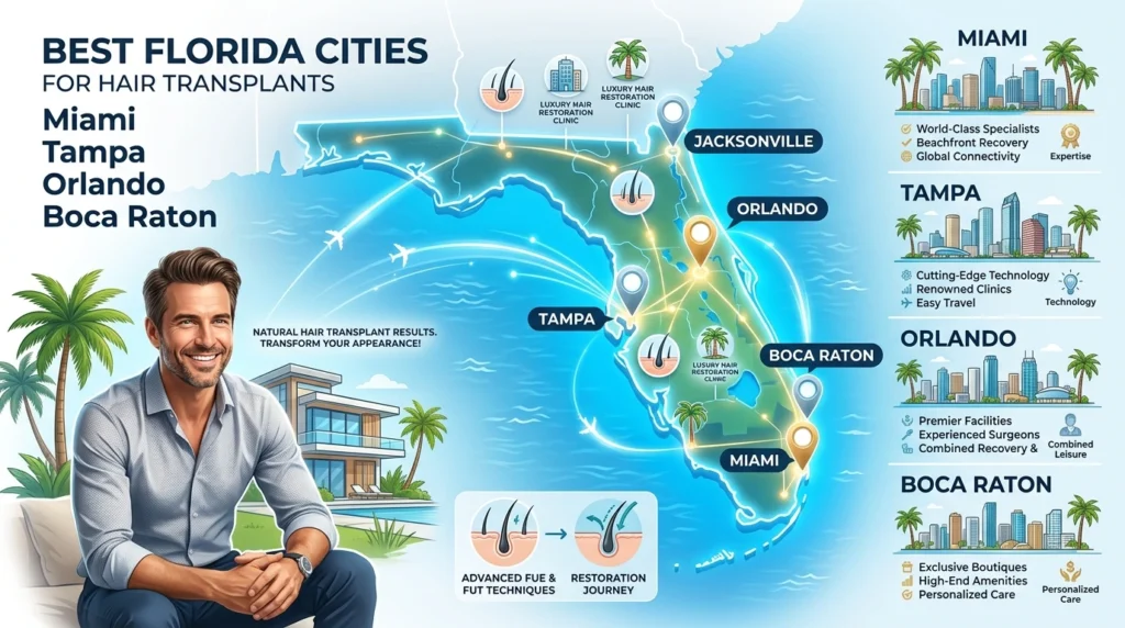 Best Florida Cities for Hair Transplants
