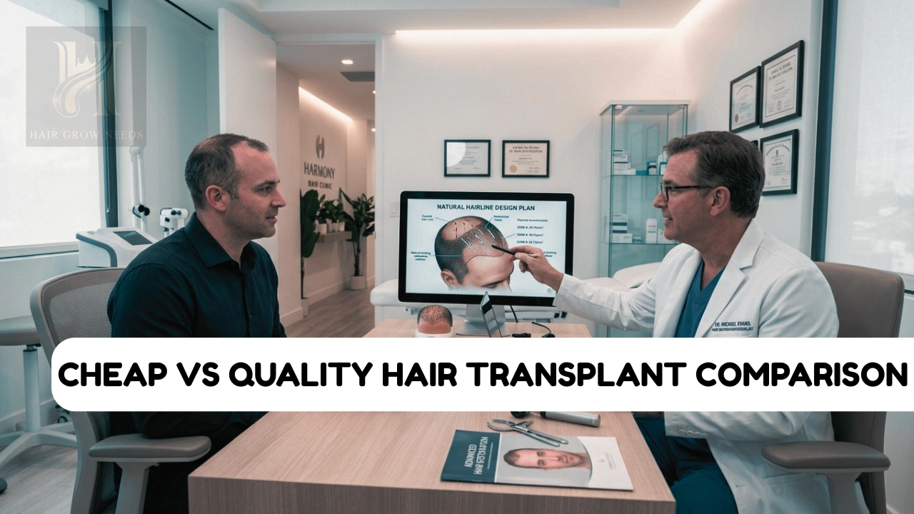 Cheap vs quality hair transplant comparison