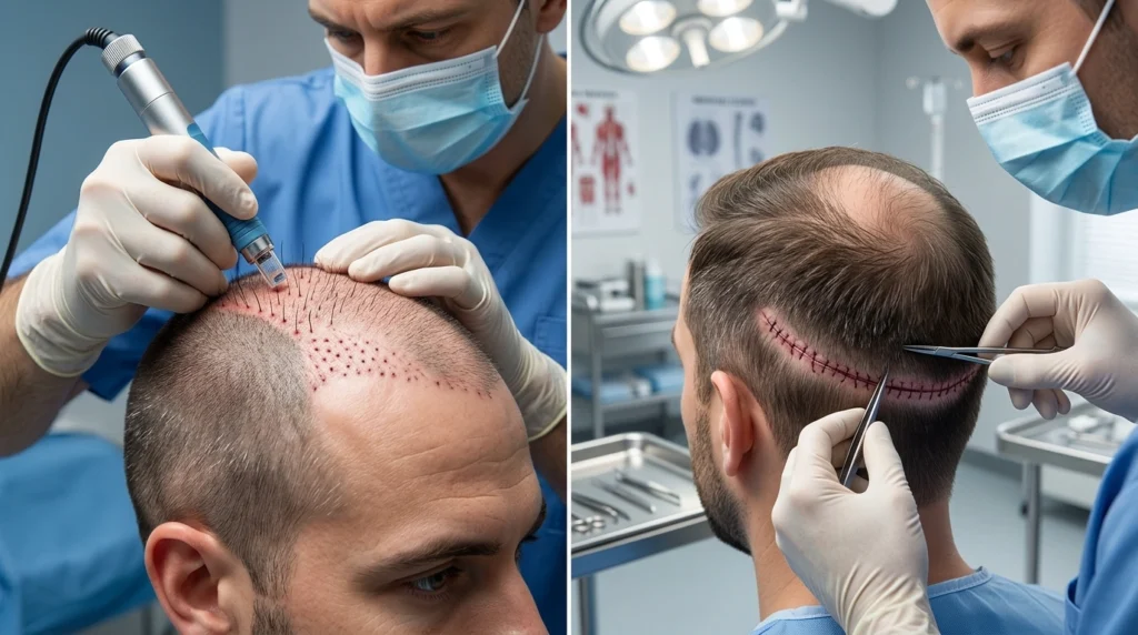 FUE vs FUT Hair Transplant Comparison