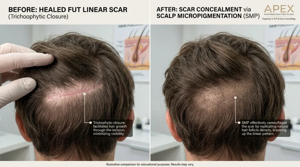 FUT Hair Transplant Scar Truth & Treatment