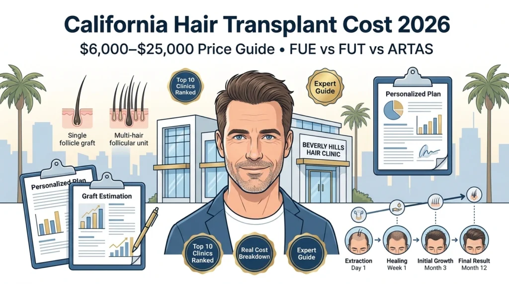 Hair Transplant Cost California 2026