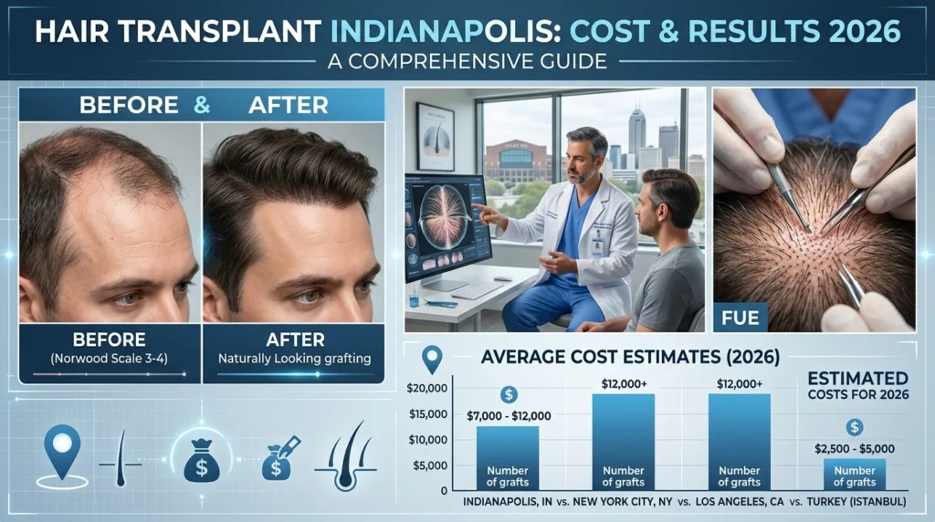 Hair Transplant Indianapolis Cost 2026