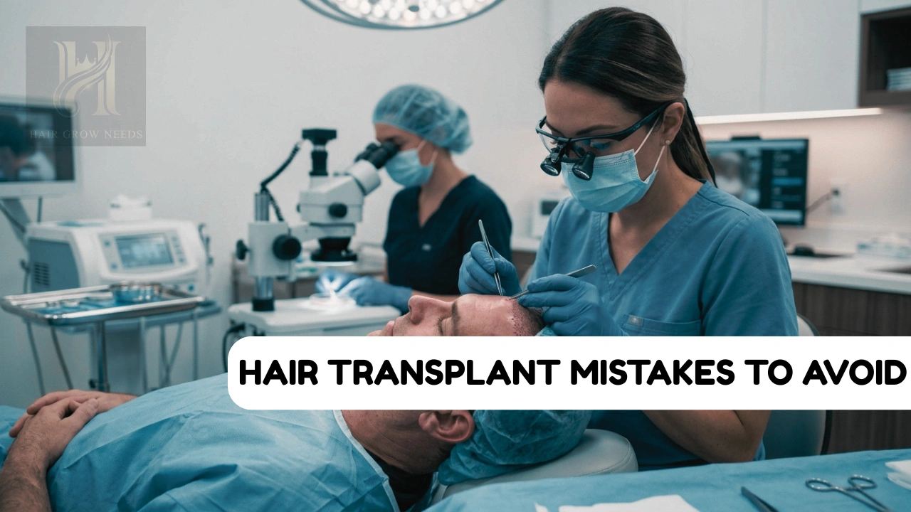 Hair transplant mistakes to avoid