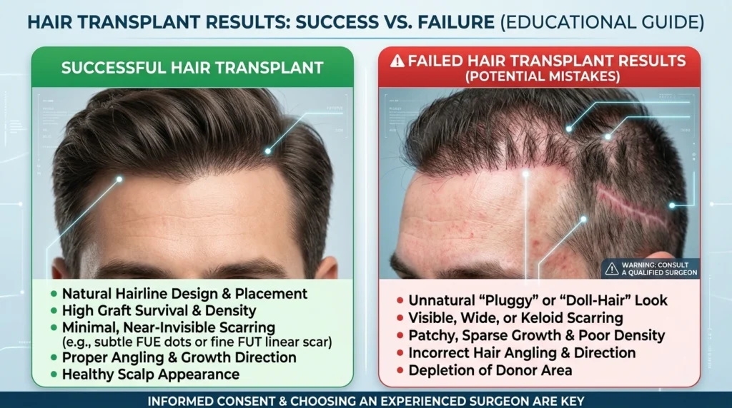 Hair transplant mistakes to avoid