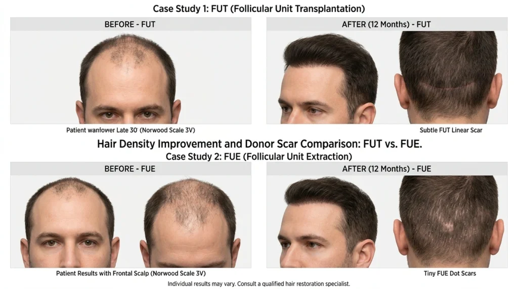 Follicular Unit Transplantation FUT Hair Transplant Results