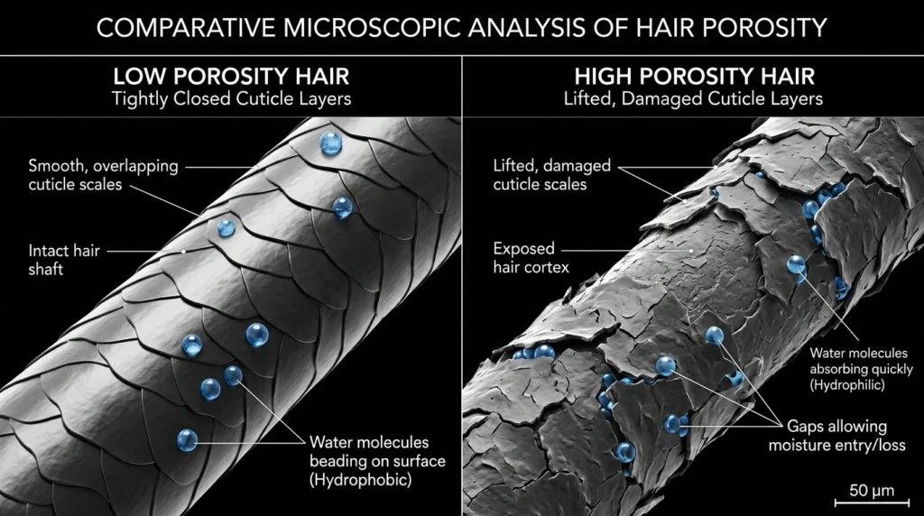 High vs Low Porosity Hair Explained
