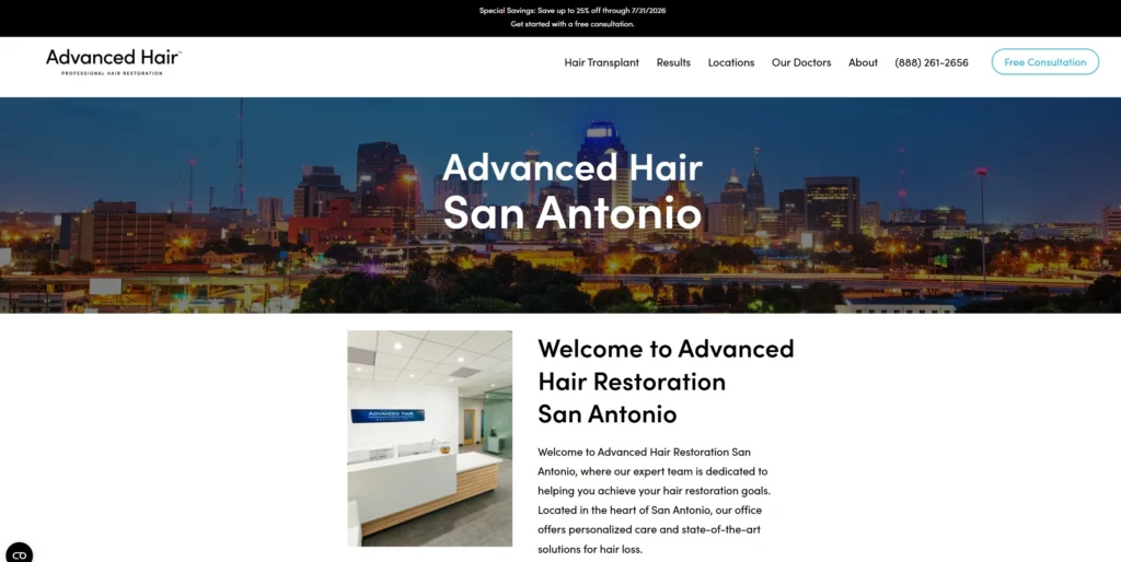 Advanced Hair Restoration San Antonio