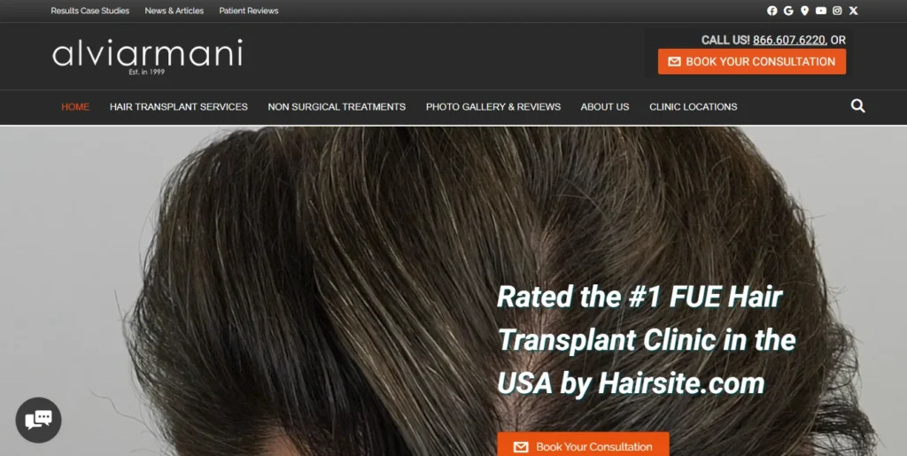Alvi Armani Hair Restoration California, USA