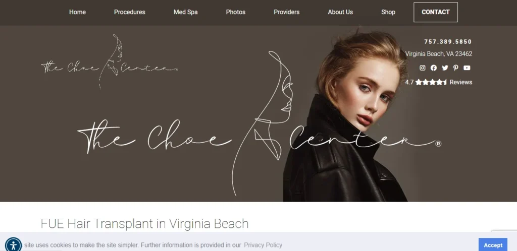 The Choe Center for Facial Plastic Surgery Top Facial + Hair Specialist