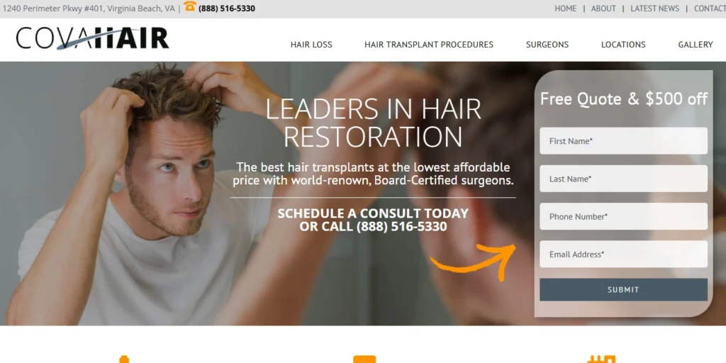CoVa Hair Restoration Virginia Beach