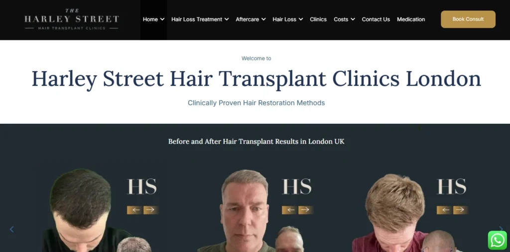 Harley Street Hair Clinic London, UK