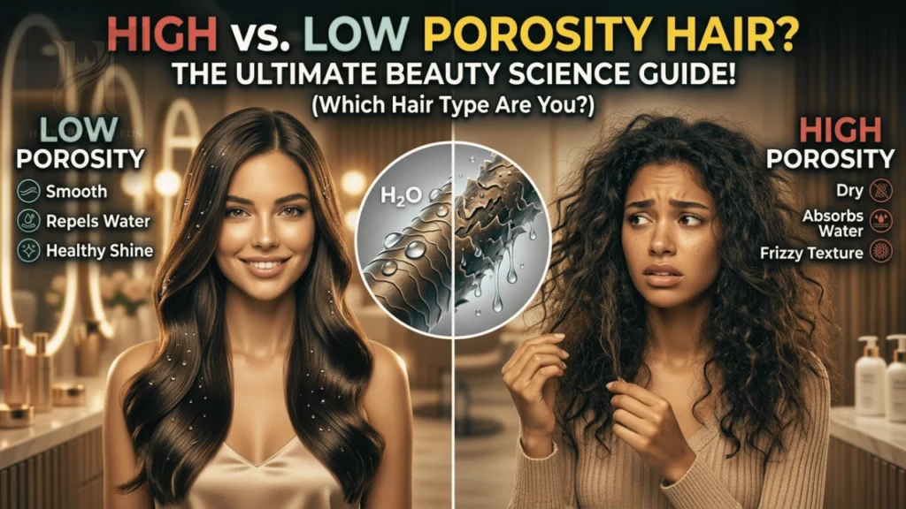 high vs low porosity hair​