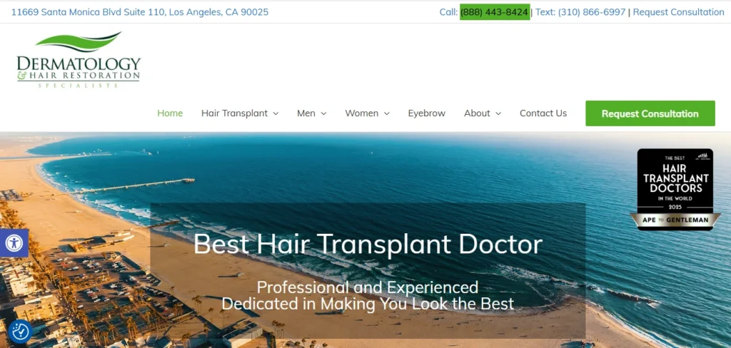 Dr. Sean Behnam Dermatology & Hair Restoration 