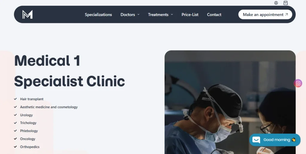 Medical 1 Hair Poland Warsaw, Poland