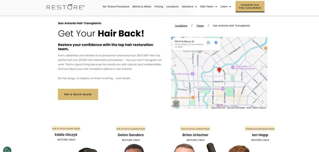 Restore Hair San Antonio