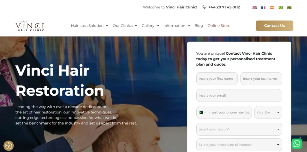 Vinci Hair Clinic Multiple Dublin