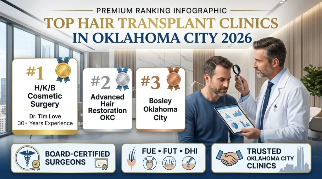 Best Hair Transplant Clinics Oklahoma City 2026