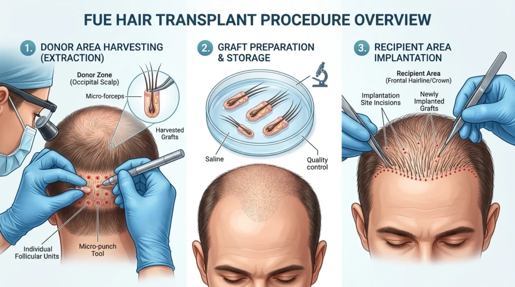 FUE Follicular Unit Extraction