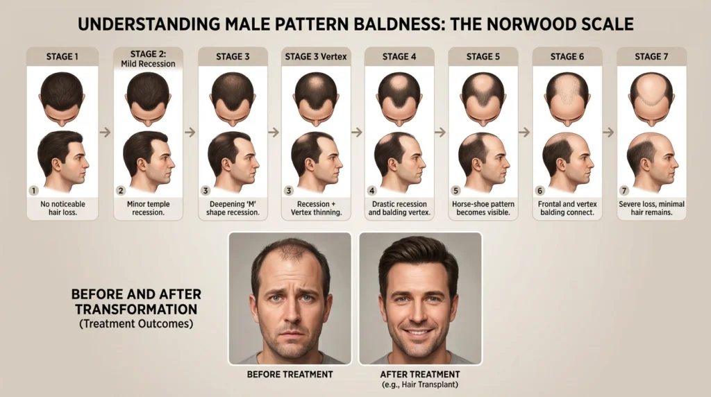 Norwood Hair Loss Stages