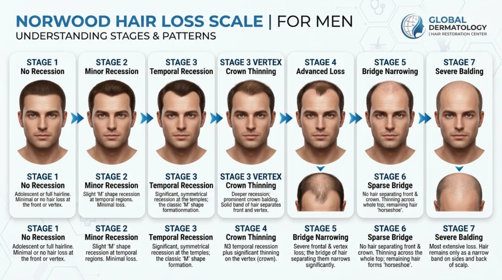 Norwood Scale Understanding Your Hair Loss Stage