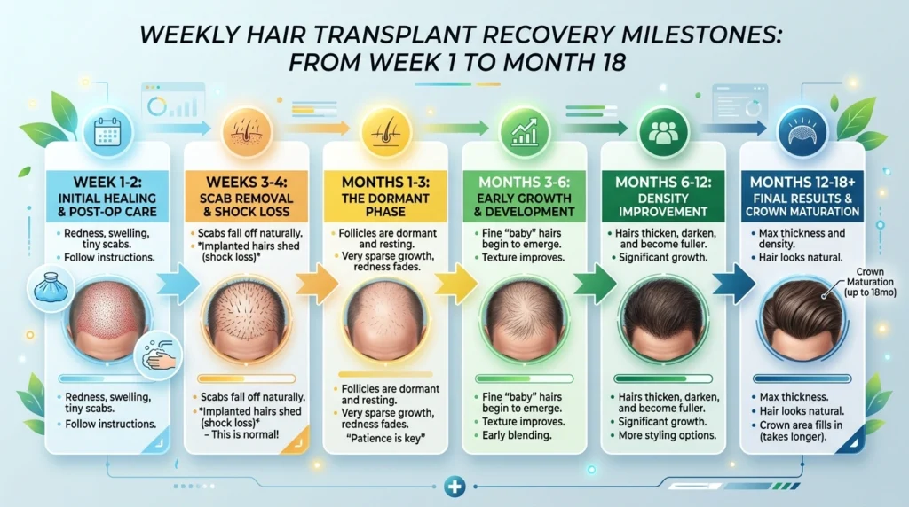 PRP therapy, Finasteride, and Minoxidil supporting hair transplant recovery and long-term hair growth