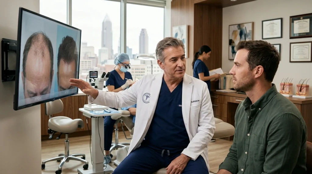 Top 10 Hair Transplant Clinics Cleveland OH 2026