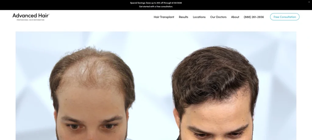 Advanced Hair Restoration Sacramento